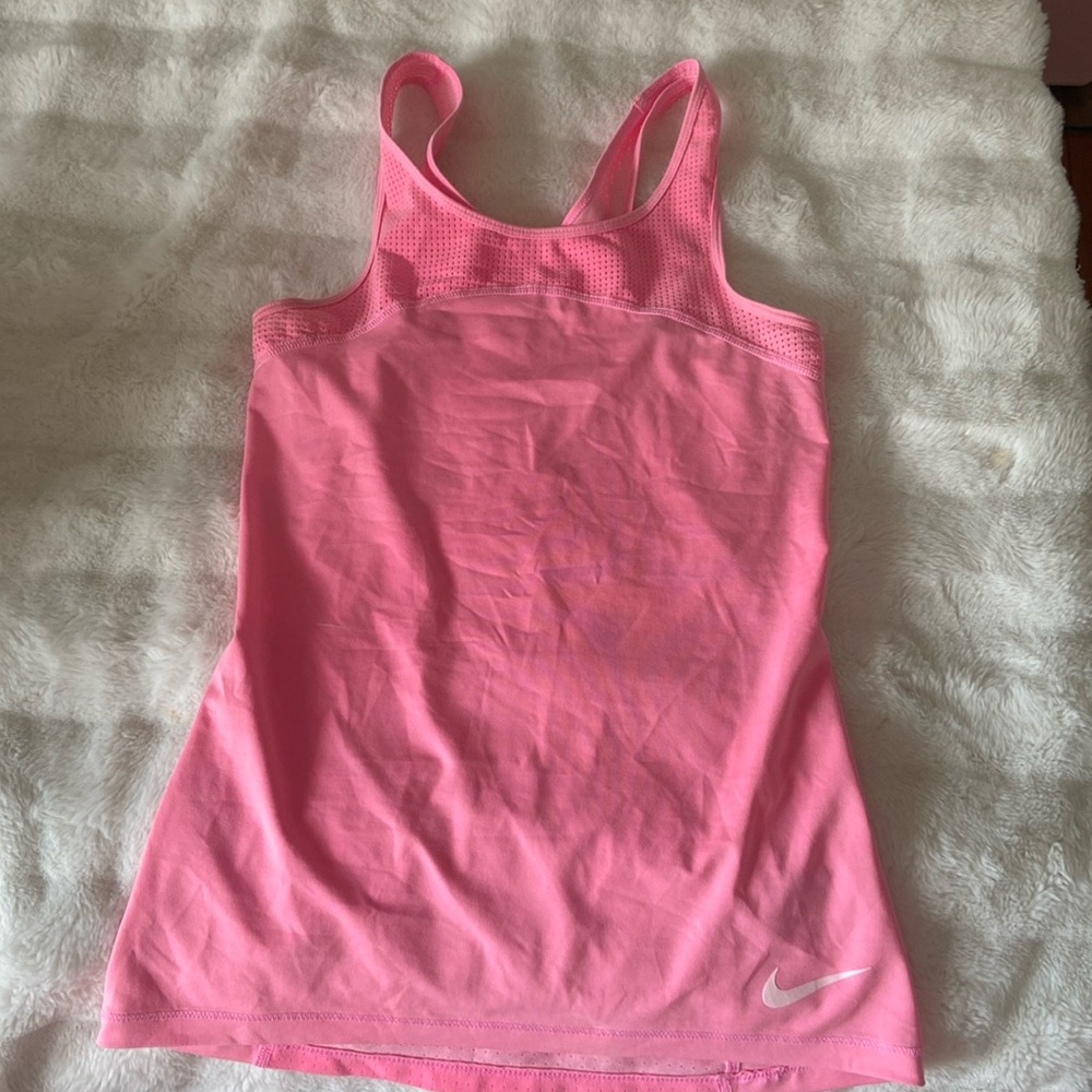 Really cute pink Nike athletic tank top
